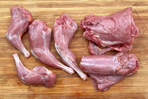 Cleaned Squirrel Meat