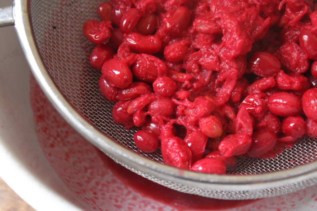 Cooked Cornelian Cherries