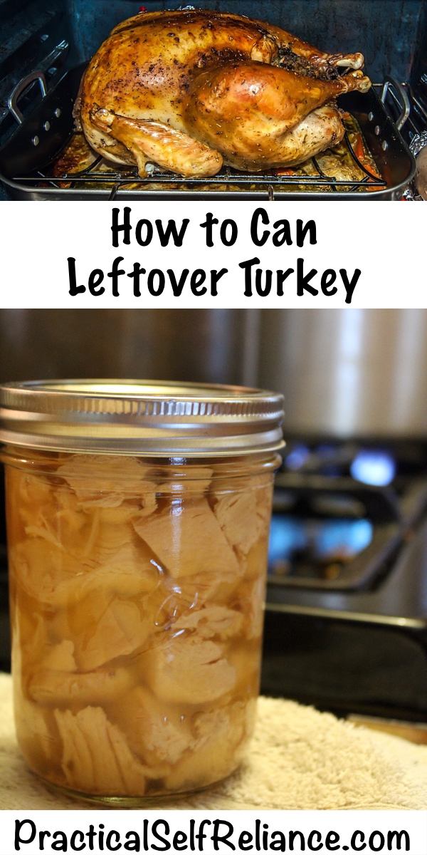 How To Can Leftover Turkey ~ Pressure Canning Turkey Meat #turkeyrecipes #thanksgivingleftovers #canning #canningmeat #foodpreservation #homesteading