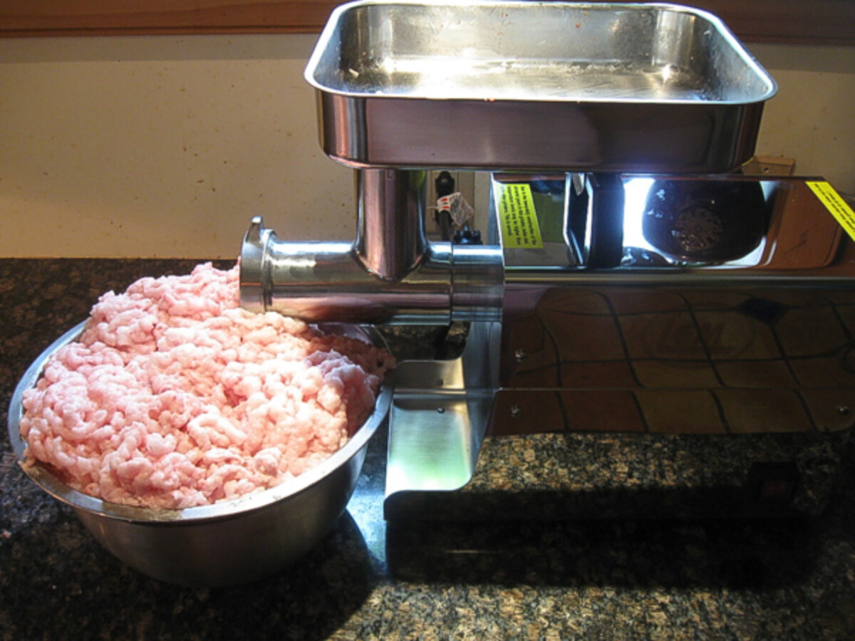 meat grinder lard