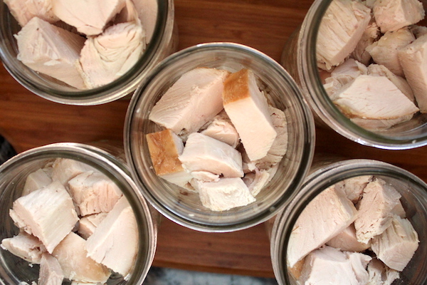 Turkey Packed in Jars for canning