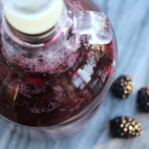 Homemade Blackberry Wine