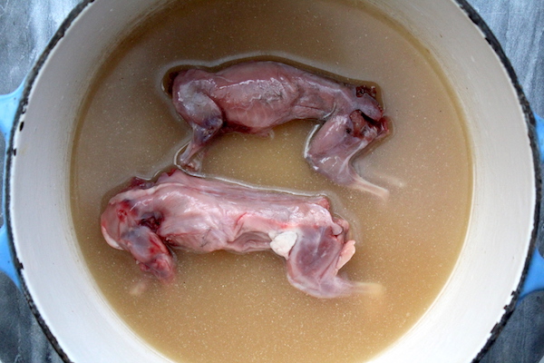 Braising Squirrel for Brunswick Stew
