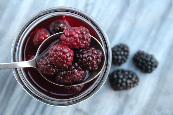 canning blackberries at home