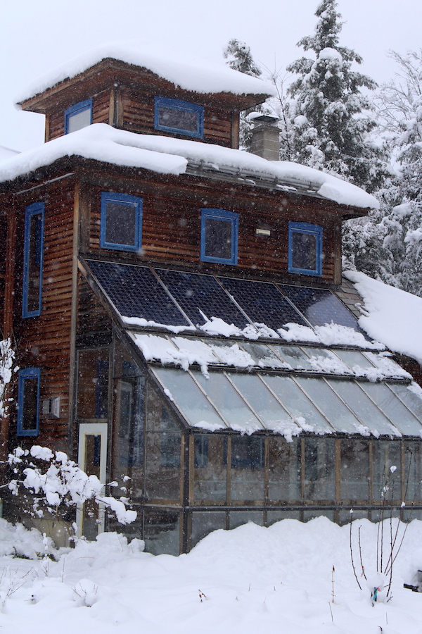 Ice Breaker Bar above solar panels
