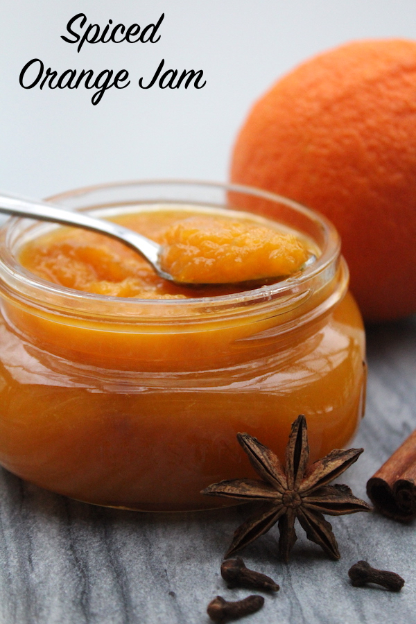 Spiced Orange Jam Recipe For Canning #orange #recipe #jamrecipe #canning #foodpreservation #citrus #homesteading 