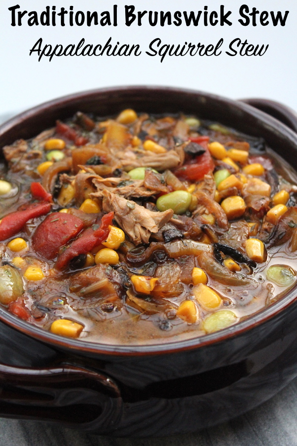 Traditional Brunswick Stew Recipe ~ Appalachian Squirrel Stew #squirrel #recipe #howtocook #wildgame #hunting #survivalist #prepper #homesteading #stew #comfortfood
