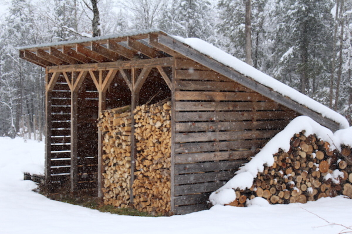 8 cord woodshed