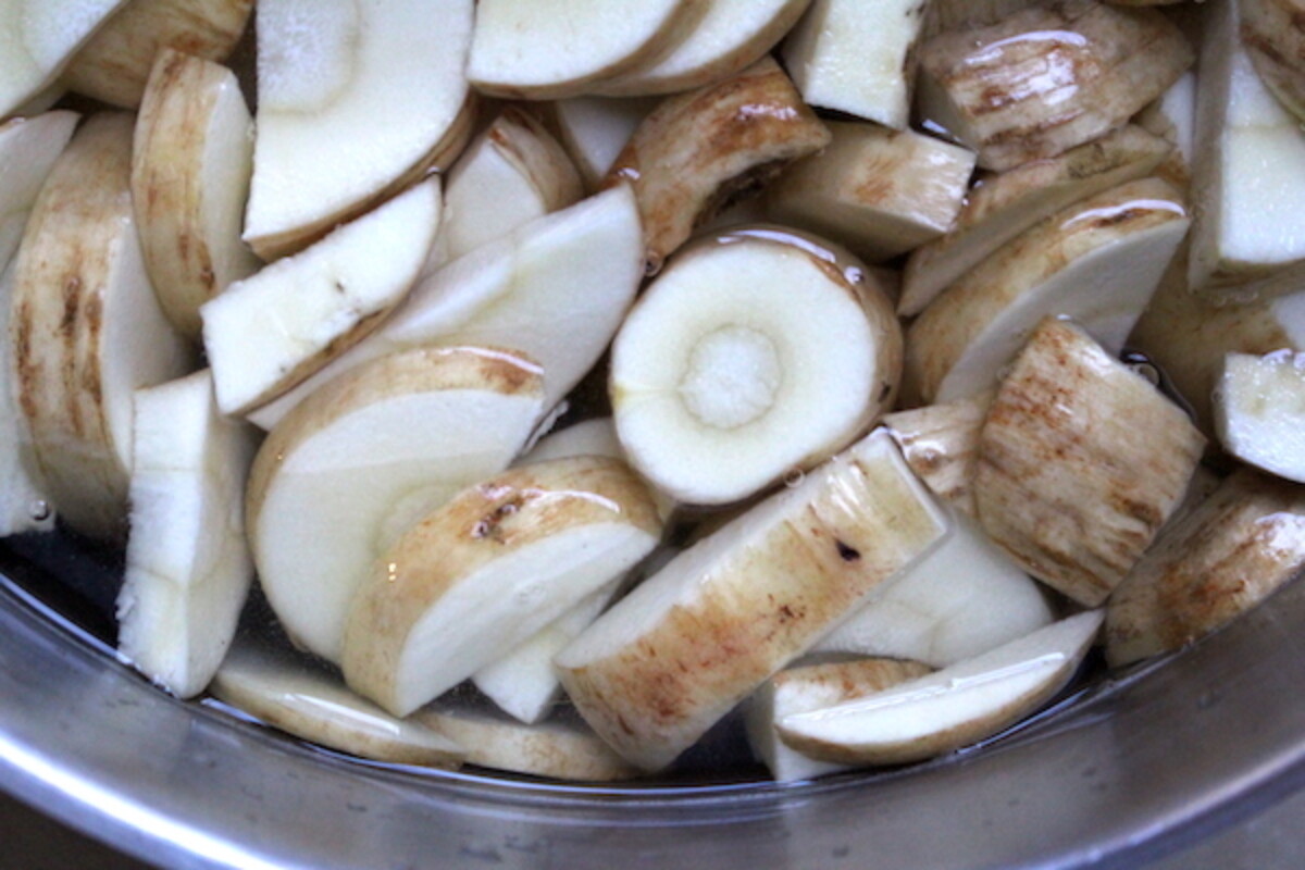 Cooking Parsnips for homemade parsnip Wine