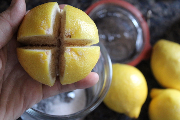 Cutting Lemons for Preserved Lemons