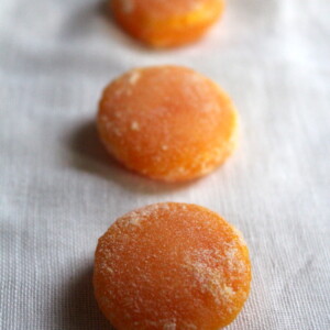 Salt Cured Egg Yolks on Cheesecloth