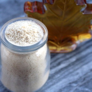 Homemade Maple Sugar from Maple Syrup