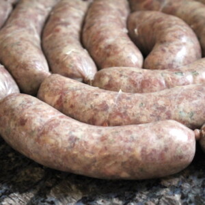 Homemade Rosemary Red Wine Lamb Sausage