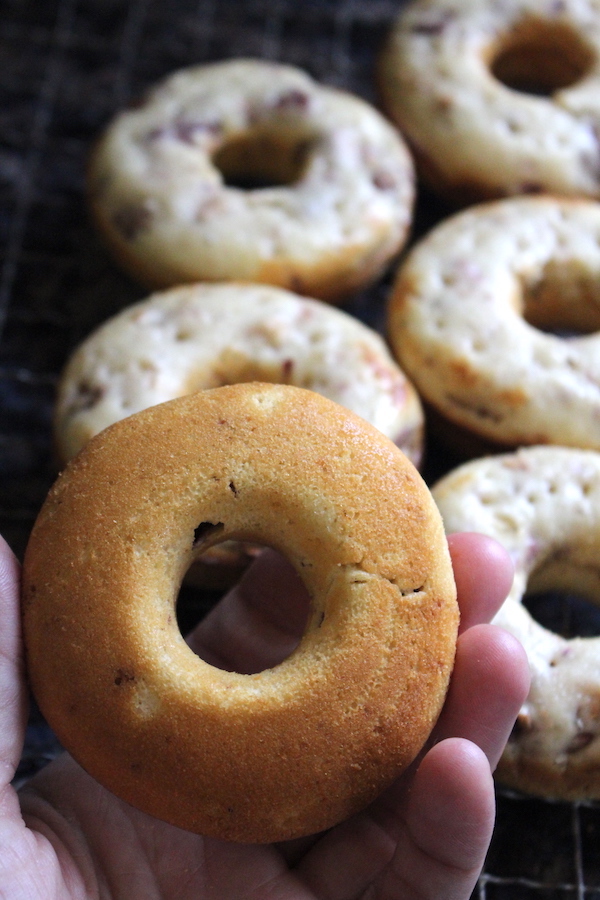 Browned Donut Bottoms from pan