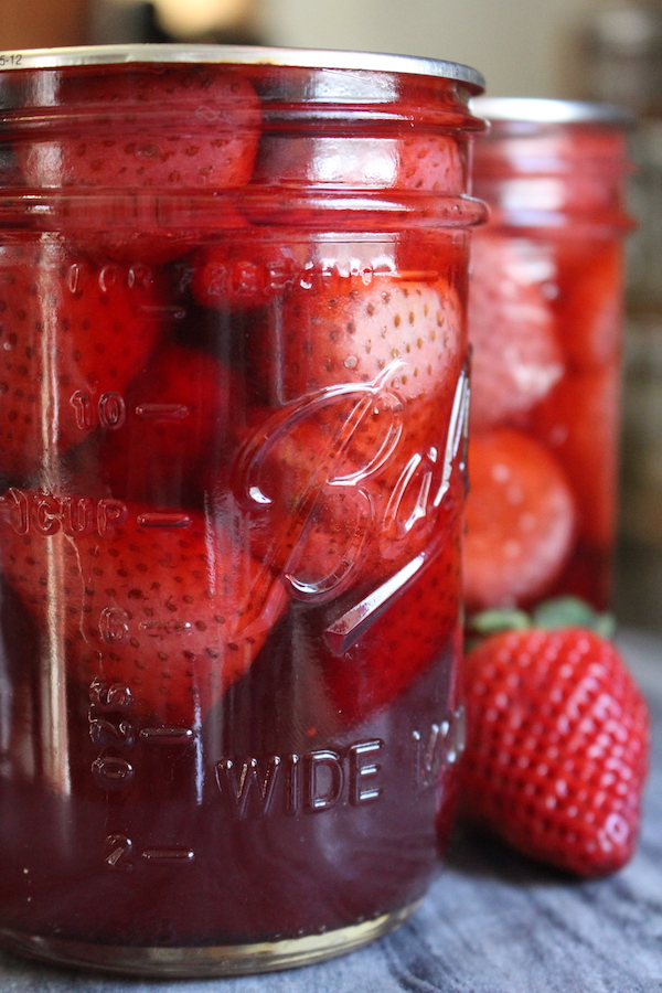 Canning Strawberries ~ How to Can Strawberries at Home ~ Whole Strawberries or Slices ~ Easy water bath canner recipe