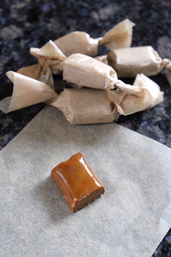 Hard candy made from boiled cider (apple cider hard candies)