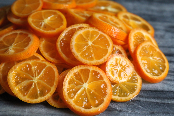 kumquat slices for kumquat jam