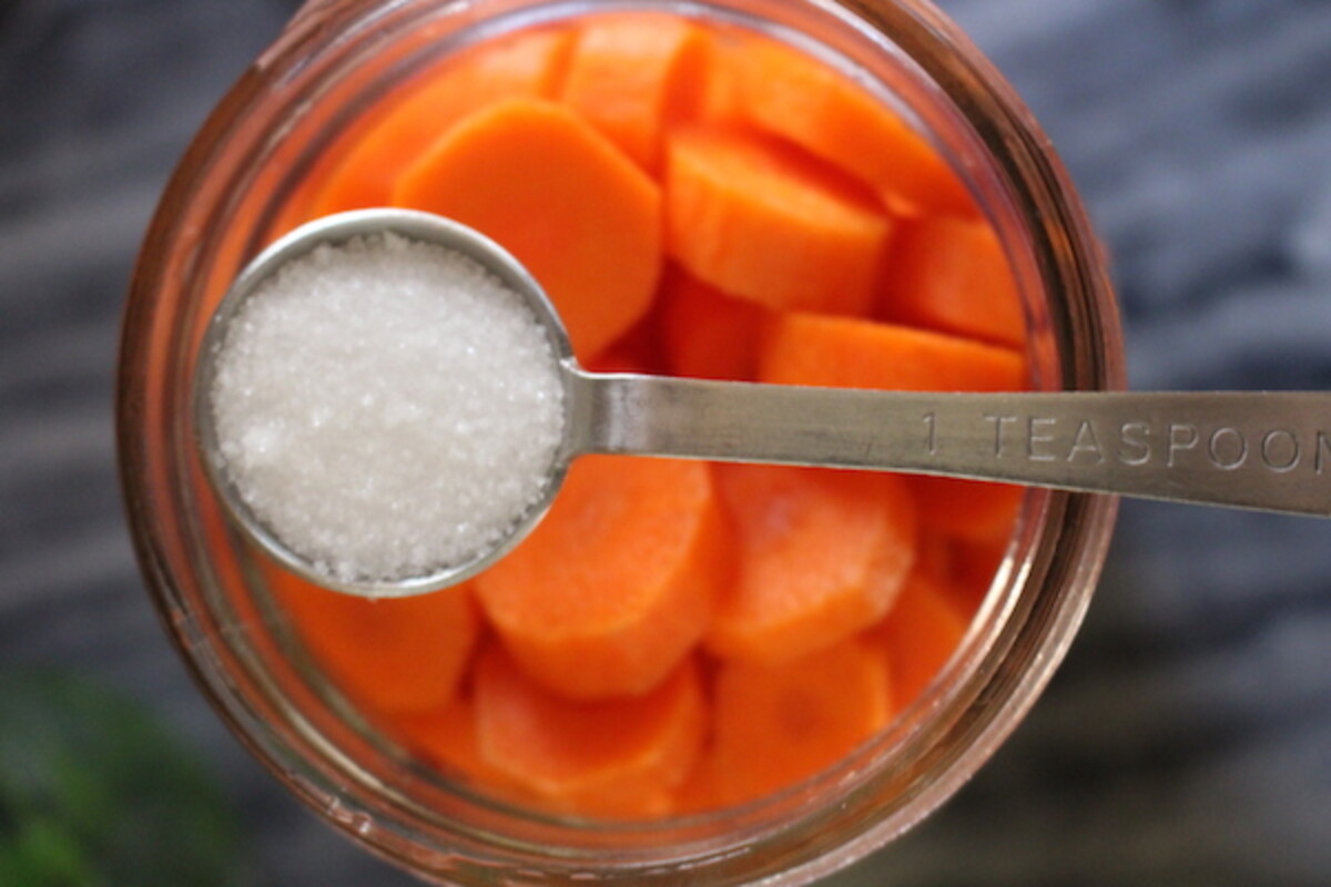 Salt for Canning Carrots