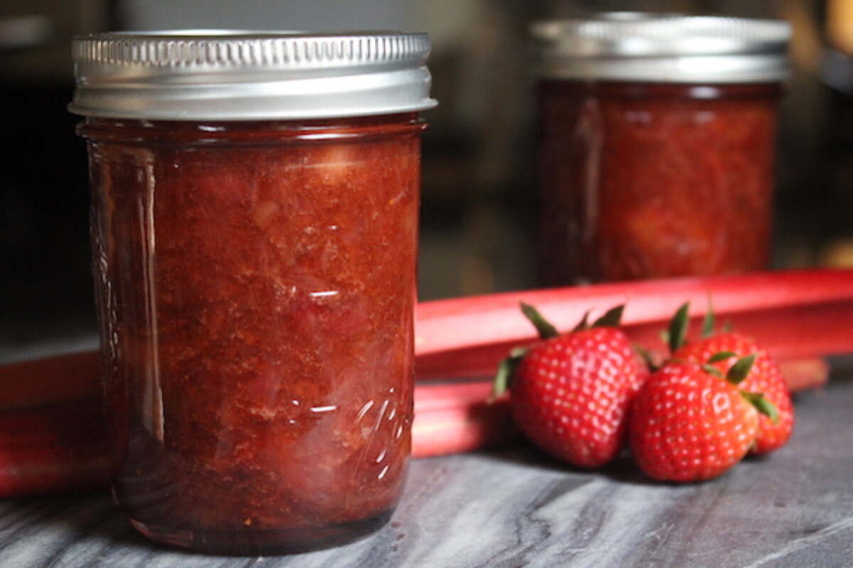 Strawberry rhubarb jam without pectin