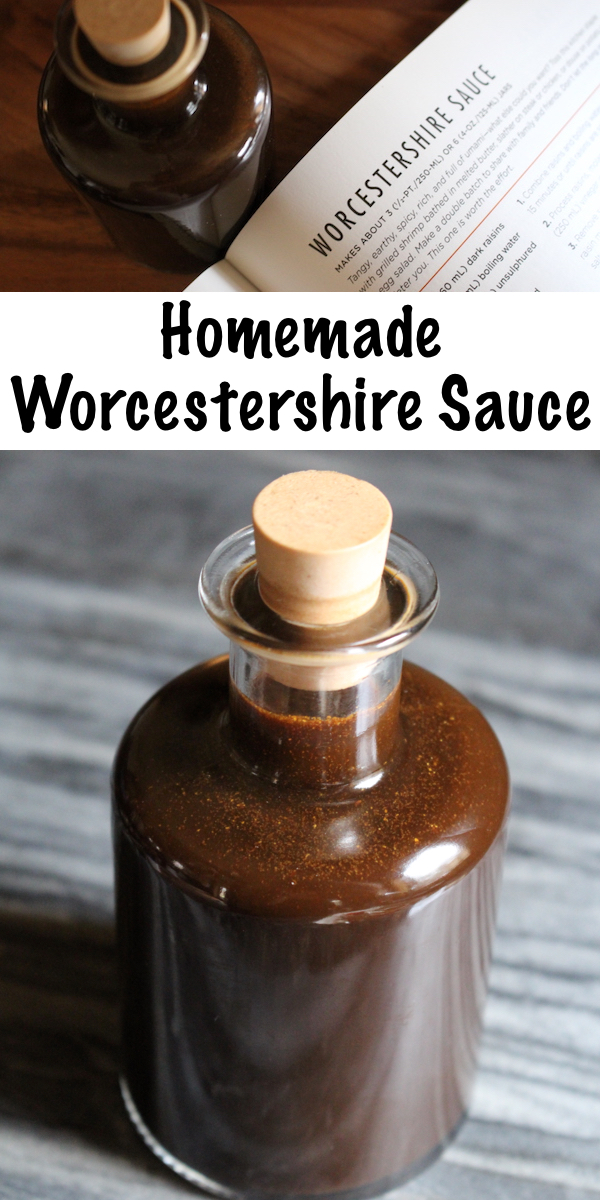 Homemade Worcestershire Sauce