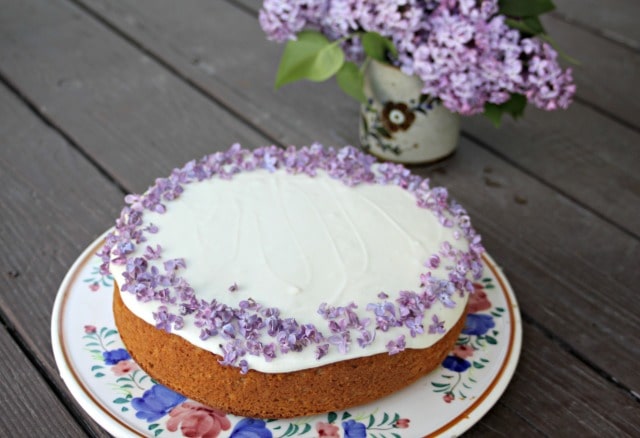 Lilac Honey Cake from Homespun Seasonal Living