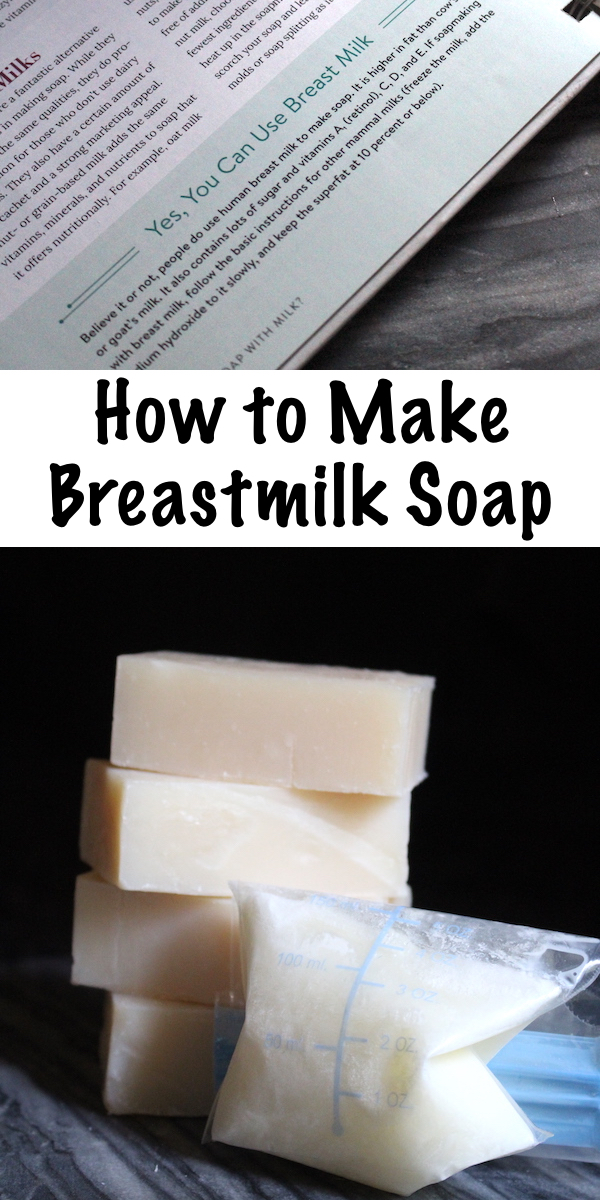 How to Make Breastmilk Soap ~ Yes, you can make soap with breastmilk, it makes a luxurious bar with a rich lather...just like any other milk soap. Some people believe breastmilk soap has health benefits for the skin, which may or may not be true. Either way, breastmilk makes a fine bar of homemade soap. #breastmilk #uses #remedies #eczema #soapmaking #coldprocess #soap #howtomake
