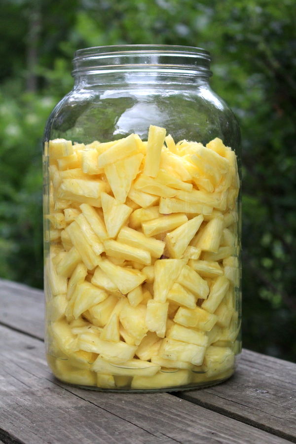 Chopped Pineapple for Pineapple Wine