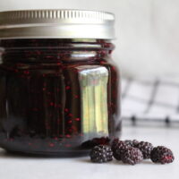 Homemade Black Raspberry Jam