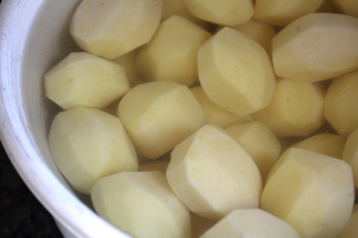 Preparing Potatoes for Canning