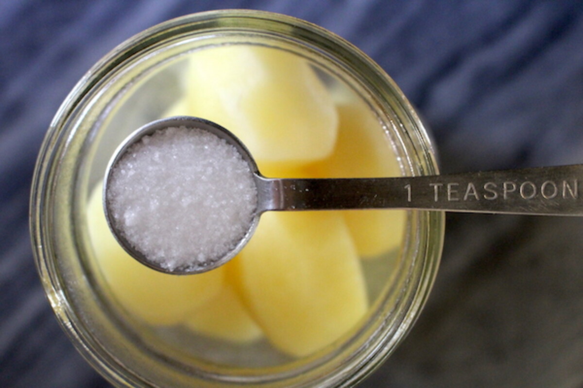 Salt for Canning Potatoes