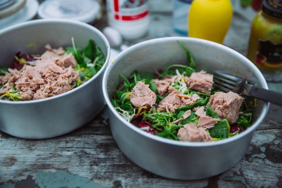 Salad as Dehydrated food for backpacking