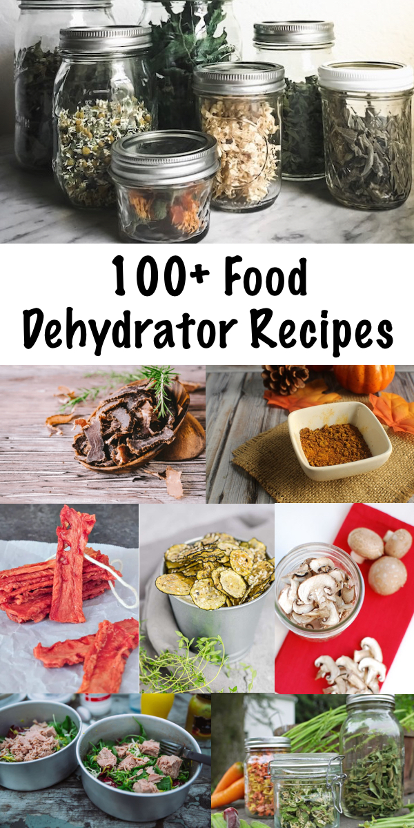 100+ Food Dehydrator Recipes ~ Food Dehydration is one for the oldest (and healthiest) methods of food preservation. Create healthy dehydrated sancks for your family, and make busy weeknight meal planning easy with simple dehydrated soups and meals. #dehydrator #foodpreservation