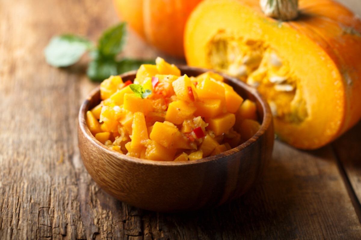 Pumpkin chutney has added vinegar for acidity, which means it's a safe way to preserve pumpkin by canning.