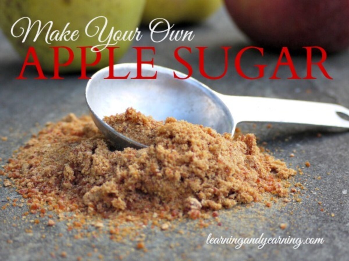 Apple pomace sugar (Image courtesy of Learning and Yearning)