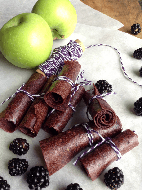 Blackberry Apple Fruit Leather (Image Courtesy of Salt in My Coffee)