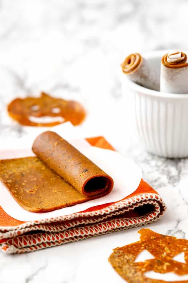 pumpkin fruit leather roll dehydrator recipe