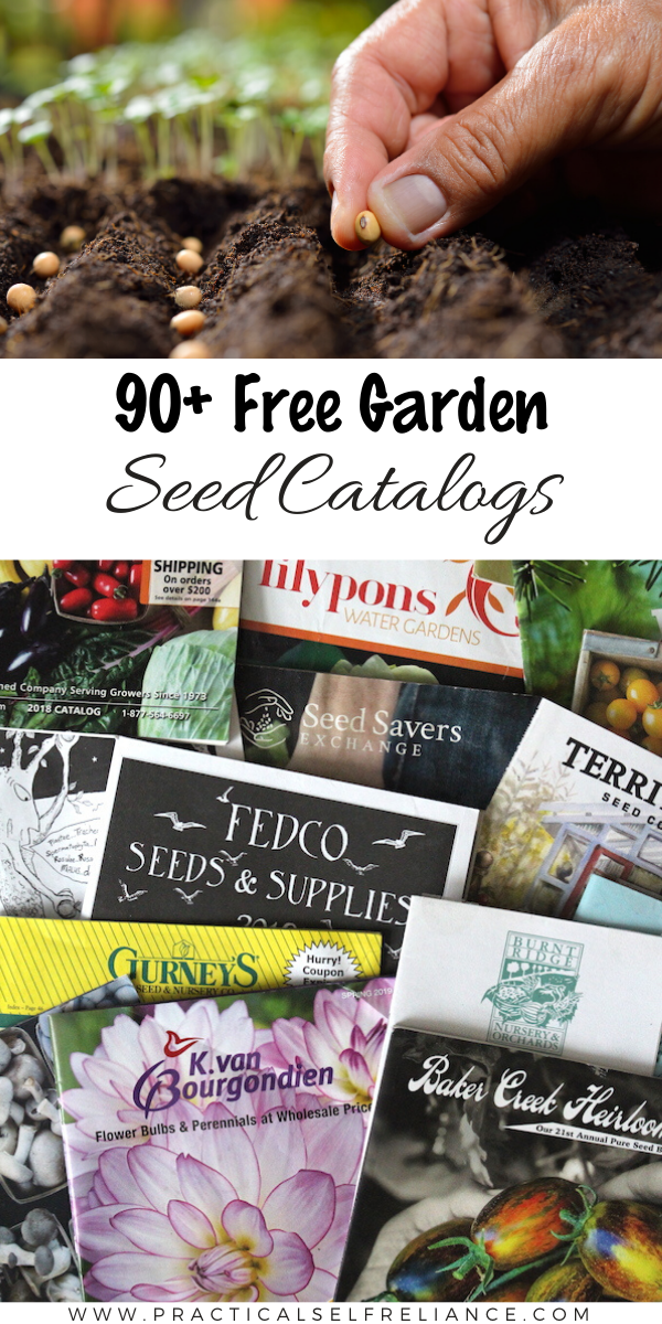 90+ Free Garden Free Seed Catalogs (And Nursery Catalogs) ~ Find the right seed for your garden this year by choosing a seed catalog thats best for your growing region and goals. Conventional, Organic, Non-GMO, Plants, Starts, Bulbs and More!