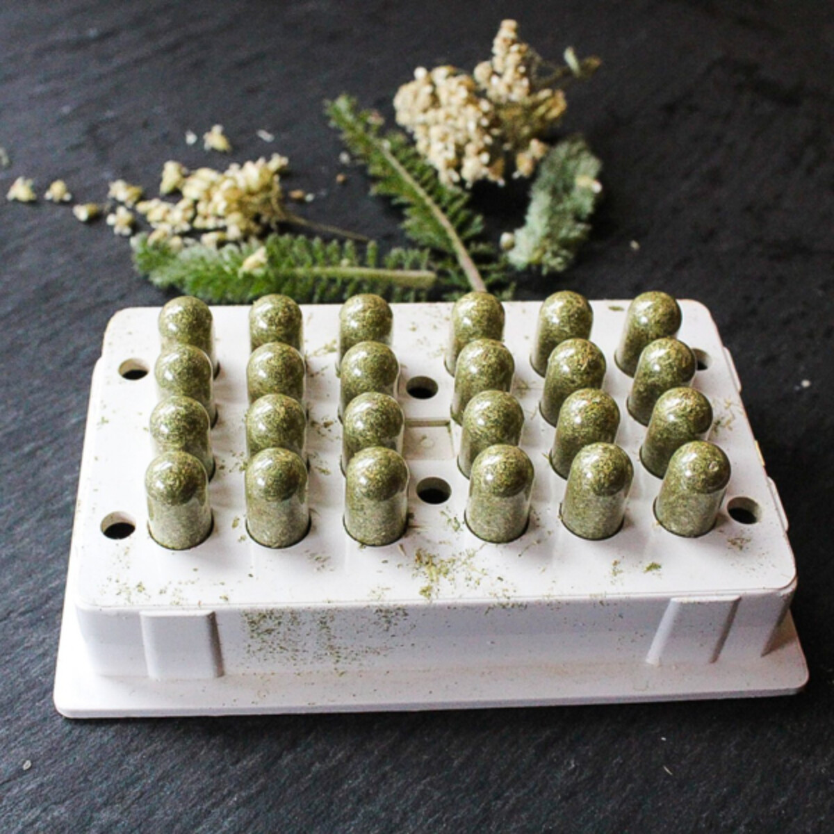 Yarrow Capsules (Image Courtesy of Nitty Gritty Life)