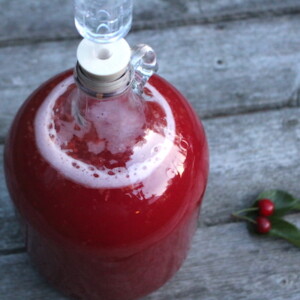 Homemade Cherry Wine