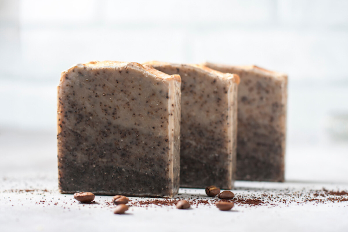 Used Coffee Grounds Soap
