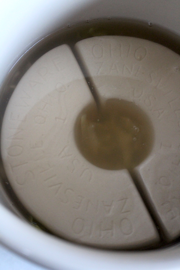 Sauerkraut Water Level