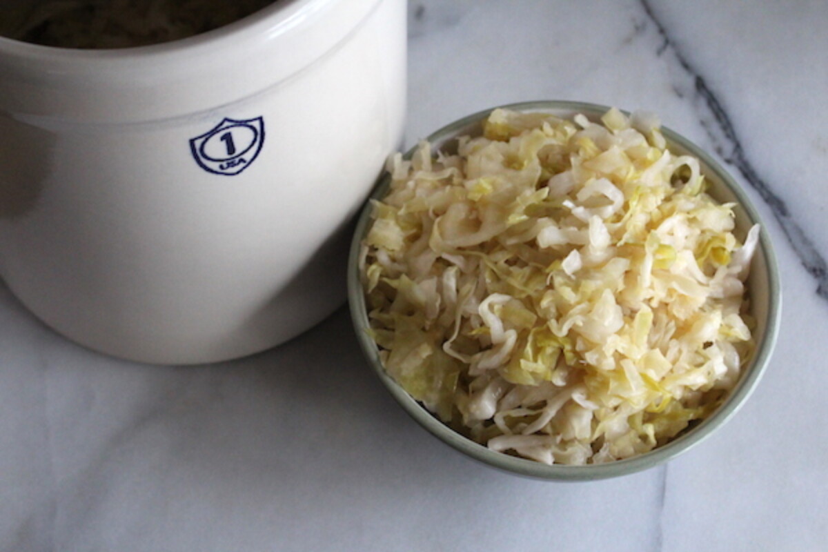 How to Make Homemade Sauerkraut in a Crock