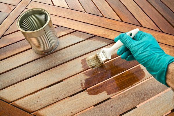 You can make a homemade natural wood stain using old coffee grounds.