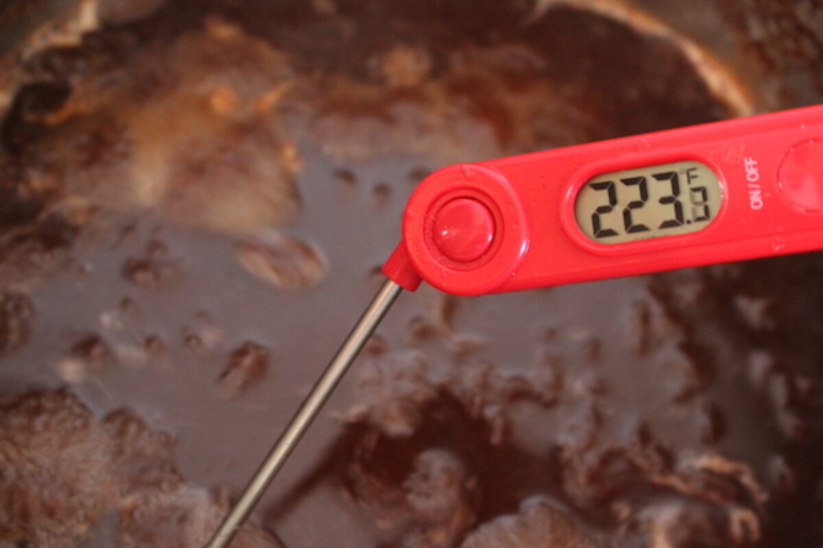 Cider Syrup Finish Temperature