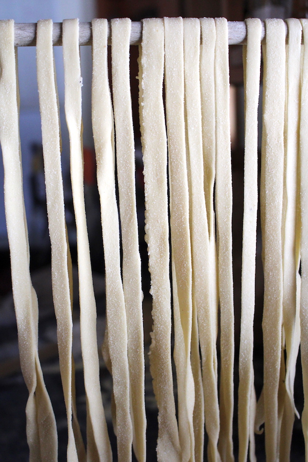 Drying Homemade Pasta