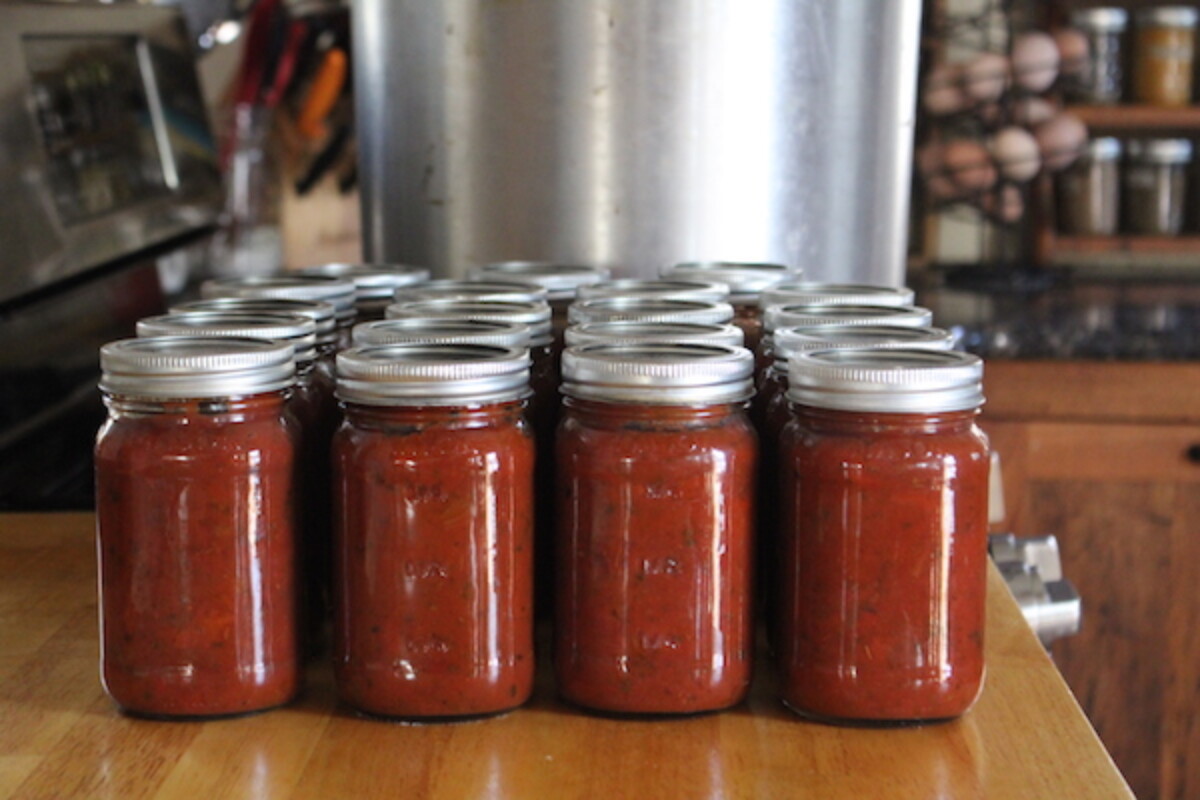 Canning Tomato Sauce