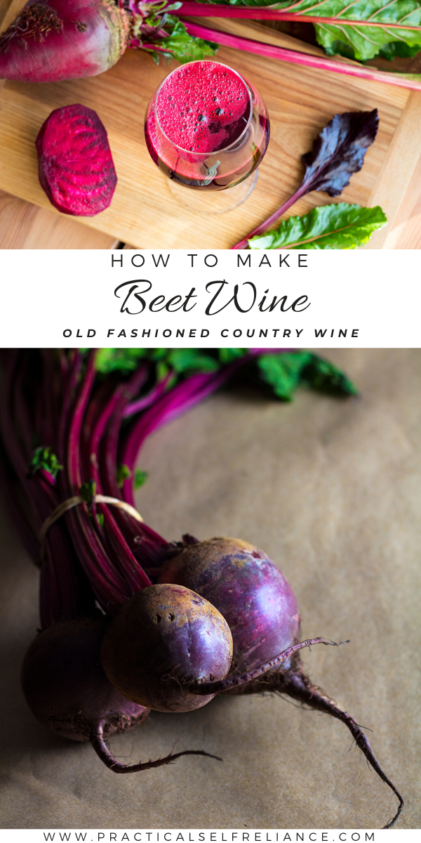 Homemade Beet Wine ~ Learn how to make an old fashioned country wine from beetroot.