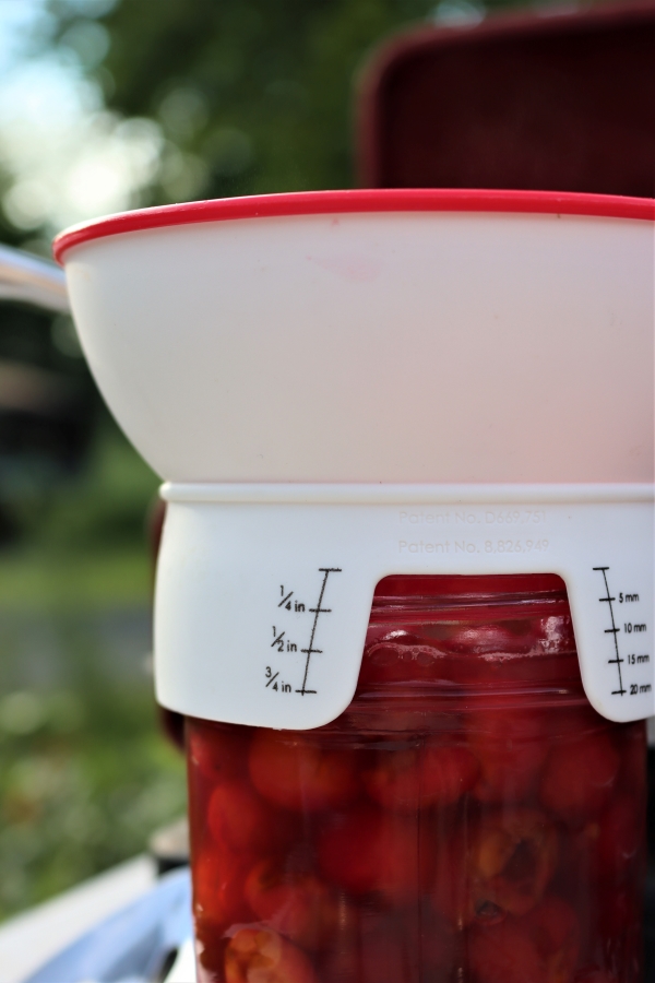Headspace for Canning cherries