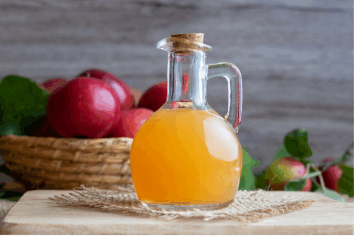Homemade apple cider vinegar
