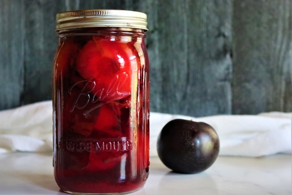 Canning Plums